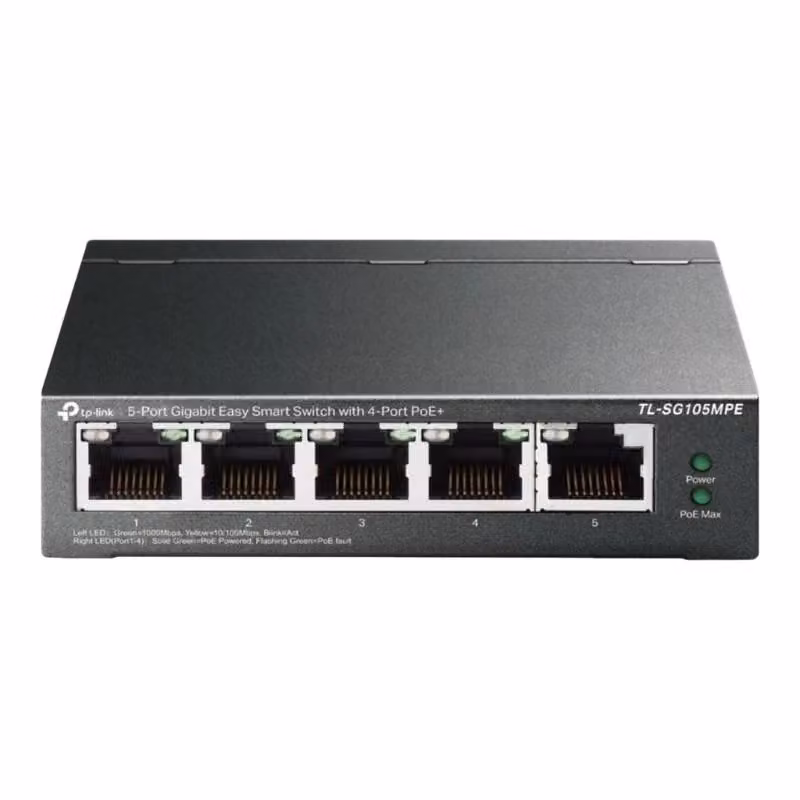 Switch di rete TP-Link TL-SG105MPE L2 Gigabit Ethernet con supporto Power over Ethernet (PoE) nero – 2