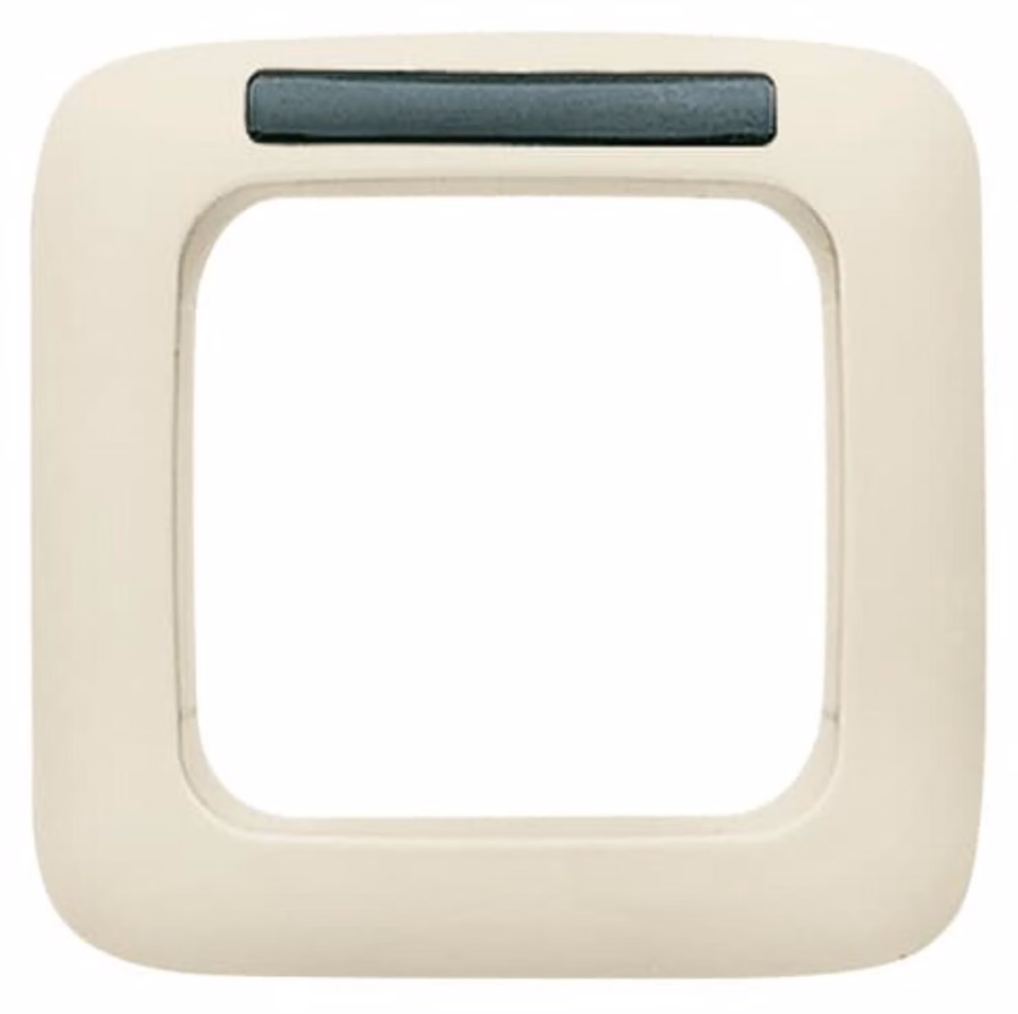 Telaio Busch-Jaeger a 1 canale bianco, finestra di visualizzazione 1721 NS-212