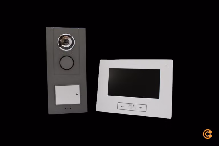 m-e modern-electronics VISTUS VD ALU-6710 A Videocitofono cablato antracite (41175)