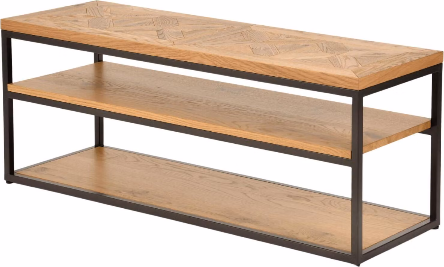 Tavolino FURNLUX Indus Oak And Graphite 116cm / Colore principale: Beige / Dimensioni: 116 x 45 x 37 cm