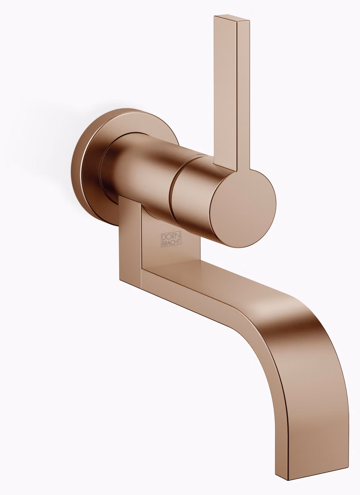 Dornbracht MEM Mitigeur monocommandé mural pour lavabos sans vidage, saillie 185mm, 36805782-42, 36805782-42