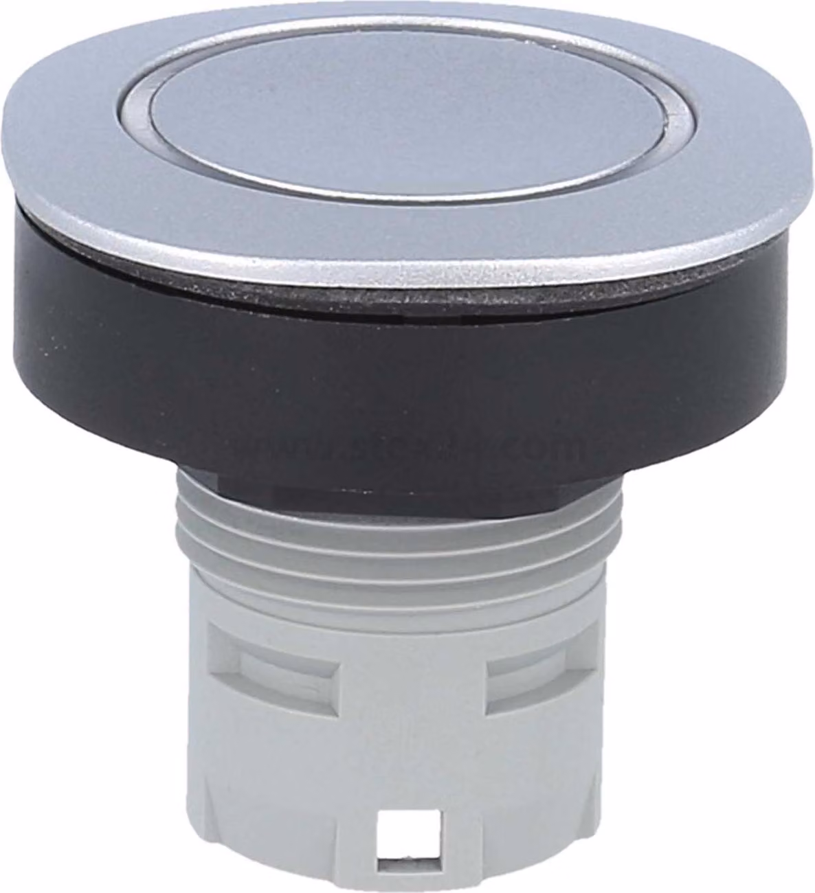 Georg Schlegel Pulsante illuminabile con anello luminoso, quadrato arrotondato, RONTRON-Q-JUWEL corsa 3,0 mm - 1 pezzo