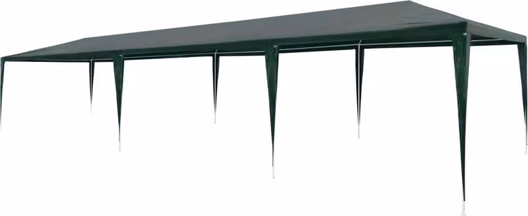 The Living Store Tenda per feste 3x9 m PE Verde