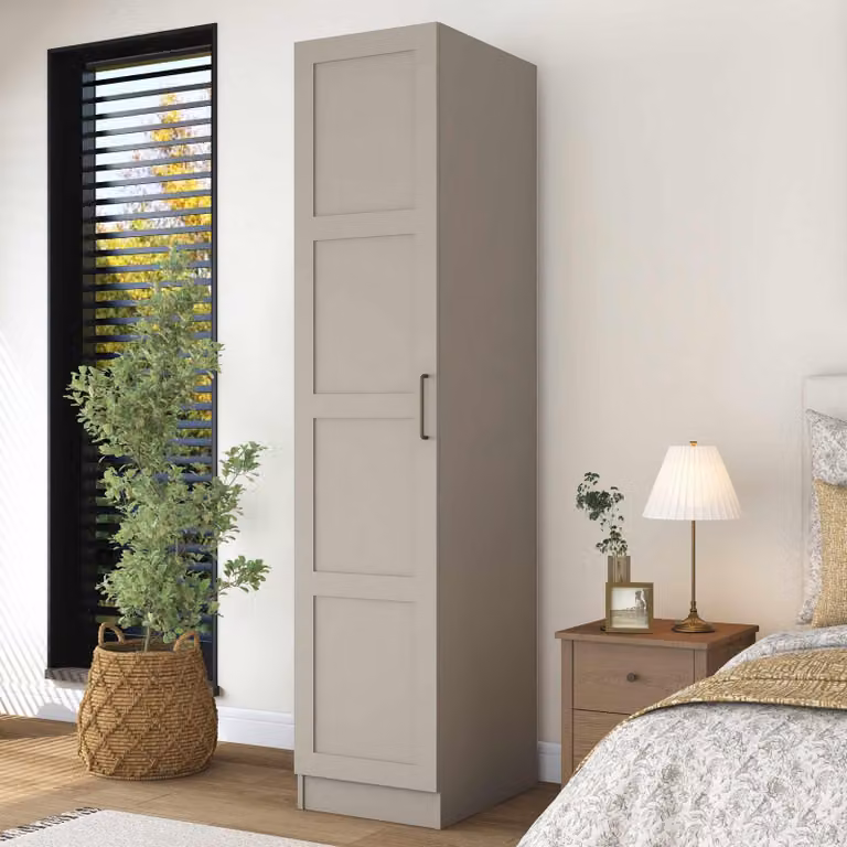 Skye Decor, armadio di alta qualità, color sabbia, 45 cm, 210 cm, 57,5 cm | 100% melaminico