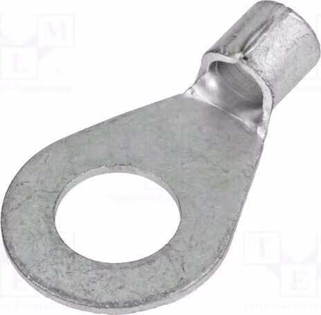 1 x Morsetto a anello: Anello M14, sezione 25mm², per connessioni di cavi, adatto a conduttori da 15mm, modello BM 02655, isolato