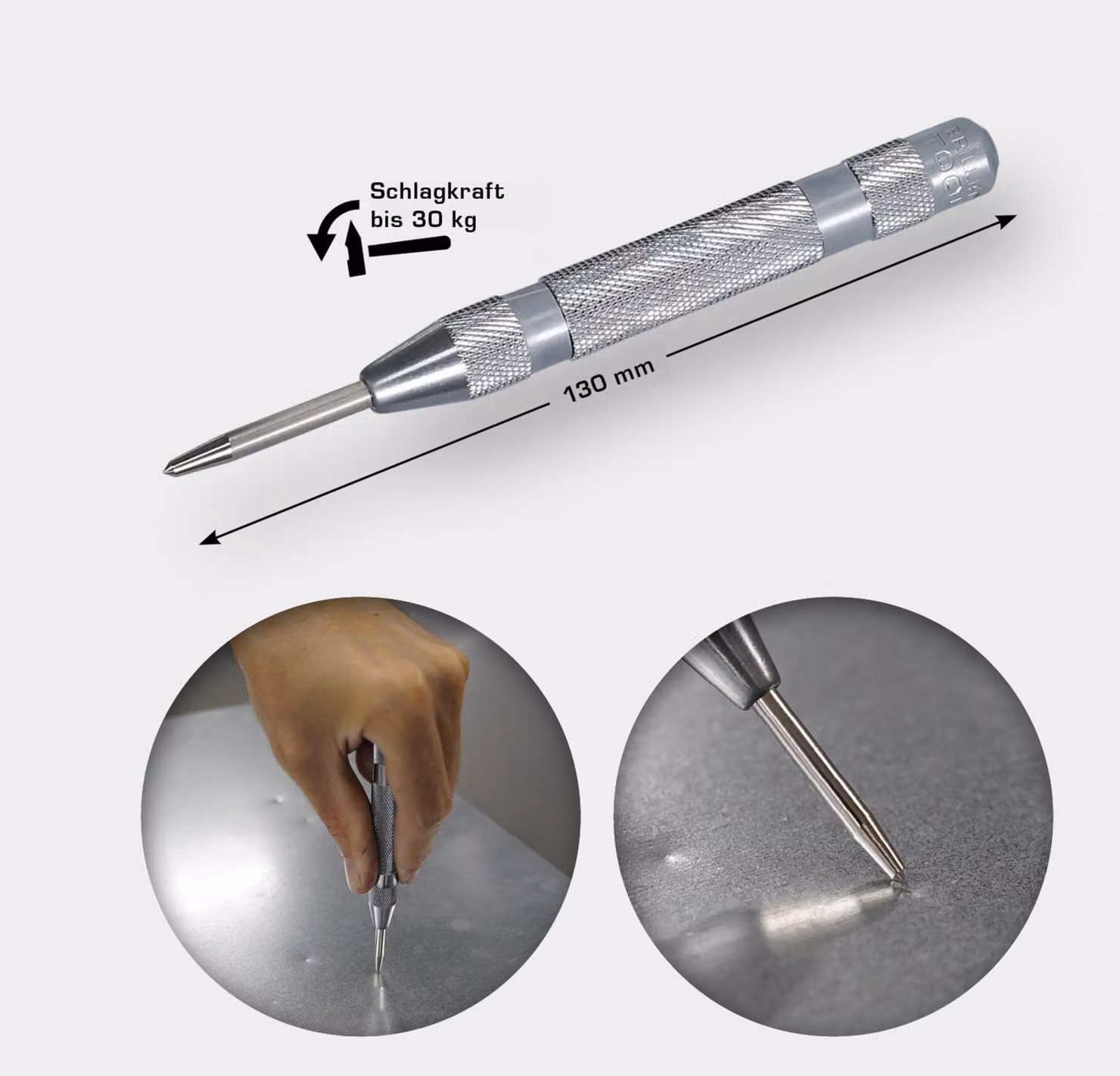 Brilliant Tools Punzone centrale automatico