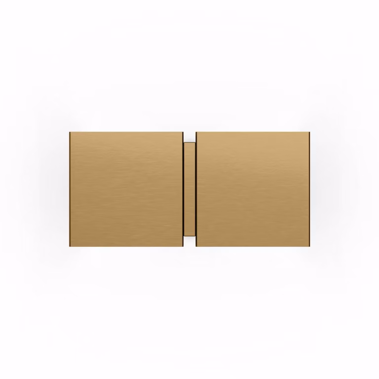 Wever & Ducré Lighting Applique da parete CG Square, Crema / Ambra, Soggiorno / Sala da pranzo, Metallo, Moderno, Applique