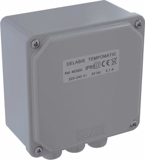 Scatola elettronica Delabie Multifunkt. 230/12V f. WC TEMPOMATICO w. Trasformatore