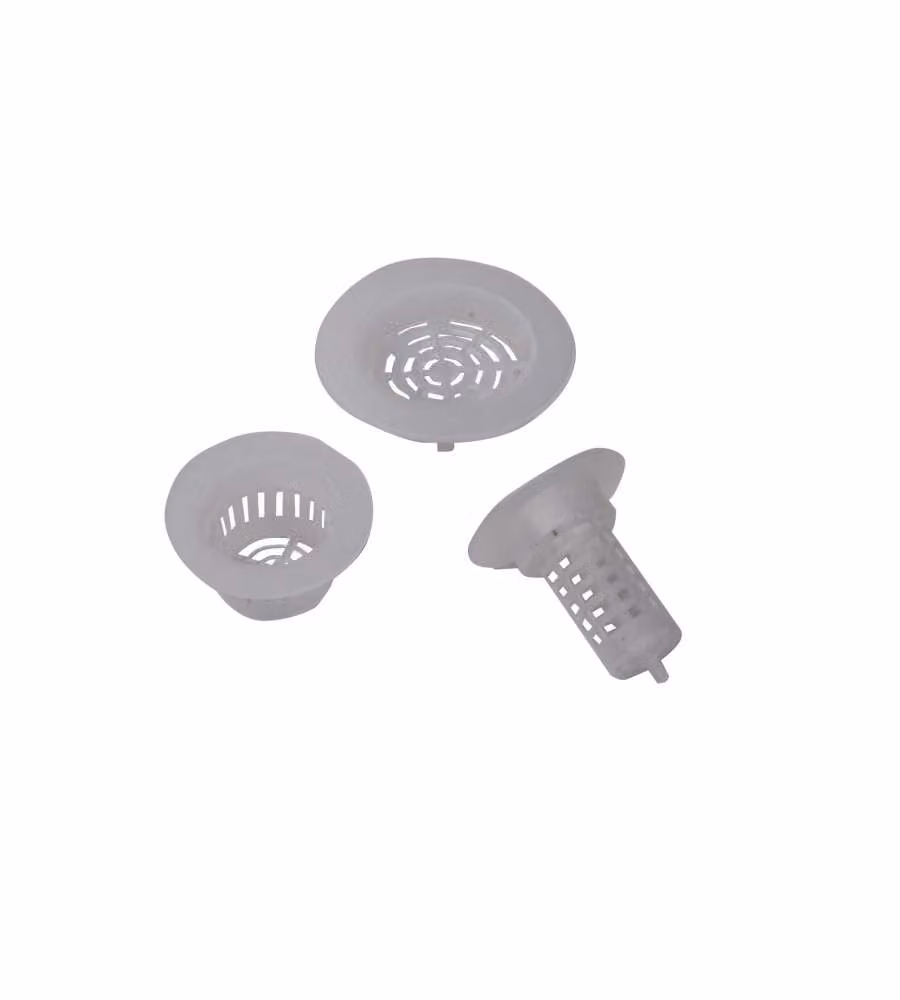 Griglie Plastica Assortite 3 Pz Bianche per Lavandino Utilizzo Quotidiano