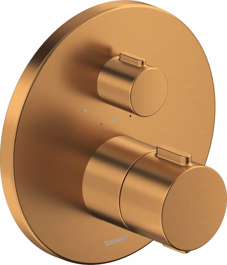 Duravit robinetterie thermostatique, thermostat encastré, 1 consommateur, rond, TH4200016004, TH4200016004