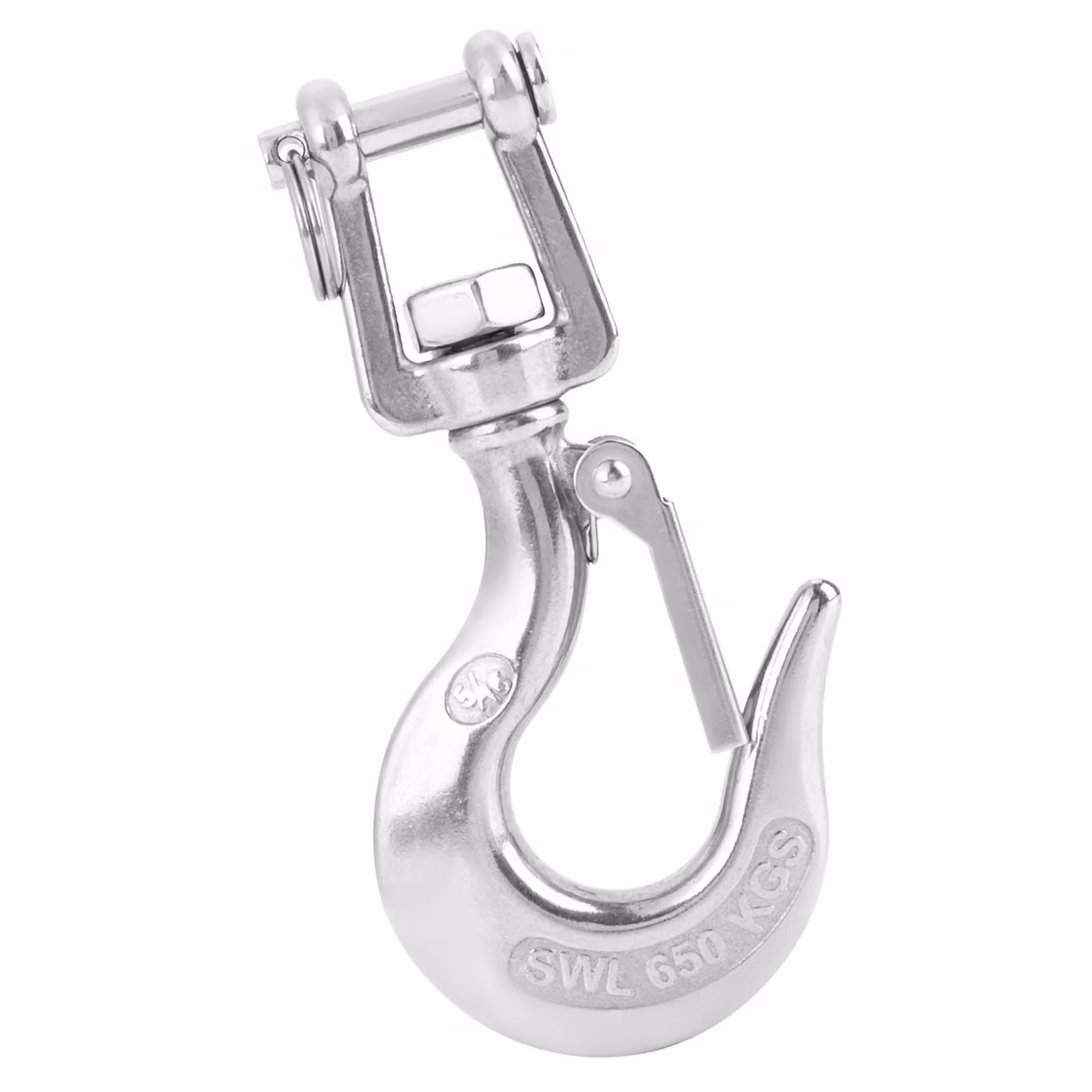 304 Gancio di sollevamento girevole in acciaio inossidabile con chiusura dell'accessorio di montaggio (650KG)