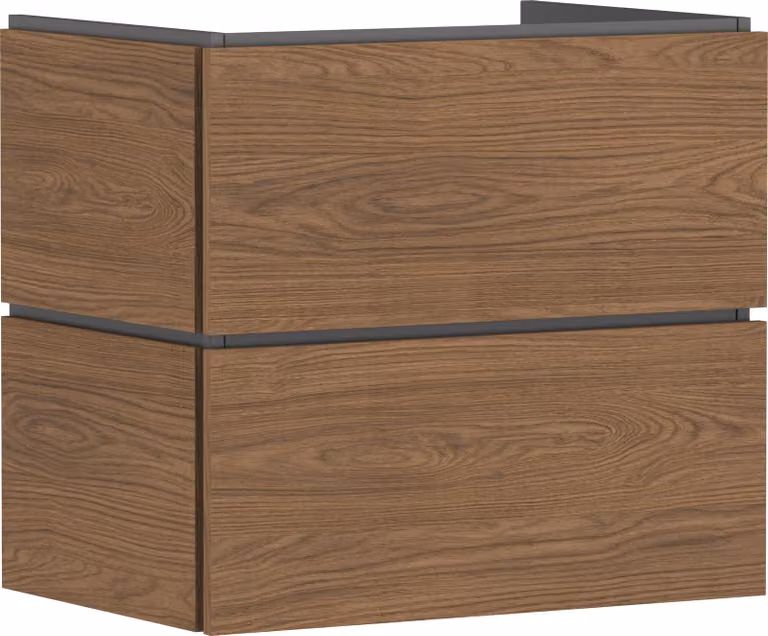 hansgrohe Xilesa E meuble sous-lavabo pour lavabos, 2 tiroirs, 680x470x620mm, 54258550, 54258550