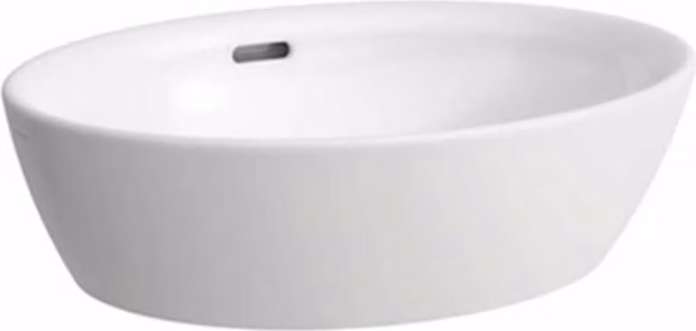 LAUFEN PRO B vasque, sans trou pour robinet, avec trop-plein, 520x390mm, H8129640001091, H8129640001091