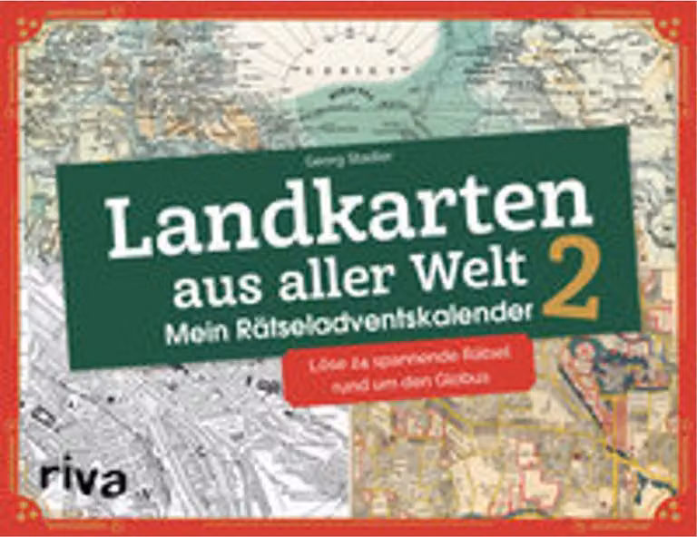 Mappe di tutto il mondo 2 - Il mio calendario dell'avvento a forma di puzzle