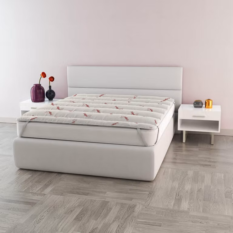 Coprimaterasso elasticizzato, 160x195 cm, marca Crabyon