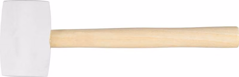 Martello Strend Pro HM221, 450 g, in gomma, testa bianca, manico in legno, lunghezza del manico 310 mm
