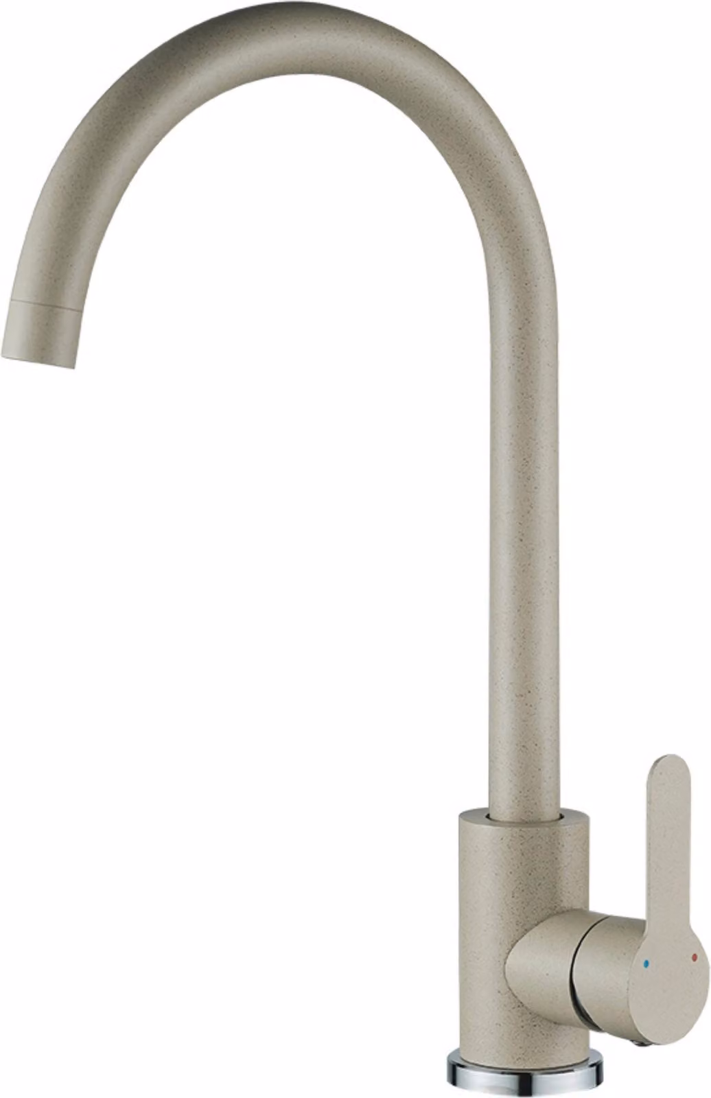 Rubinetto da cucina MONO beige con bocca a U