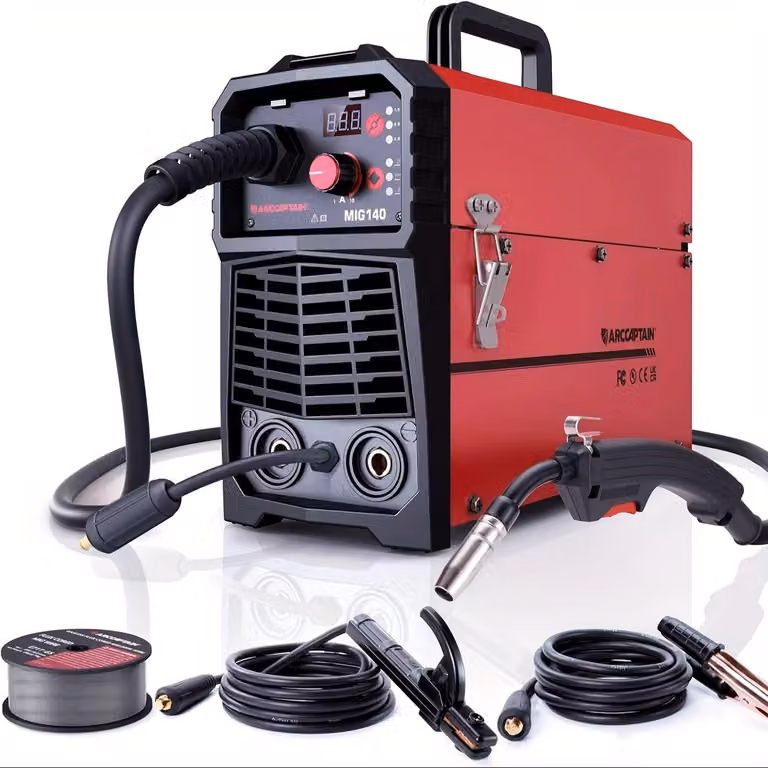 Saldatrice MIG - Saldatrice ad elettrodo compatta - 230V - Saldatrice per metalli - 140A