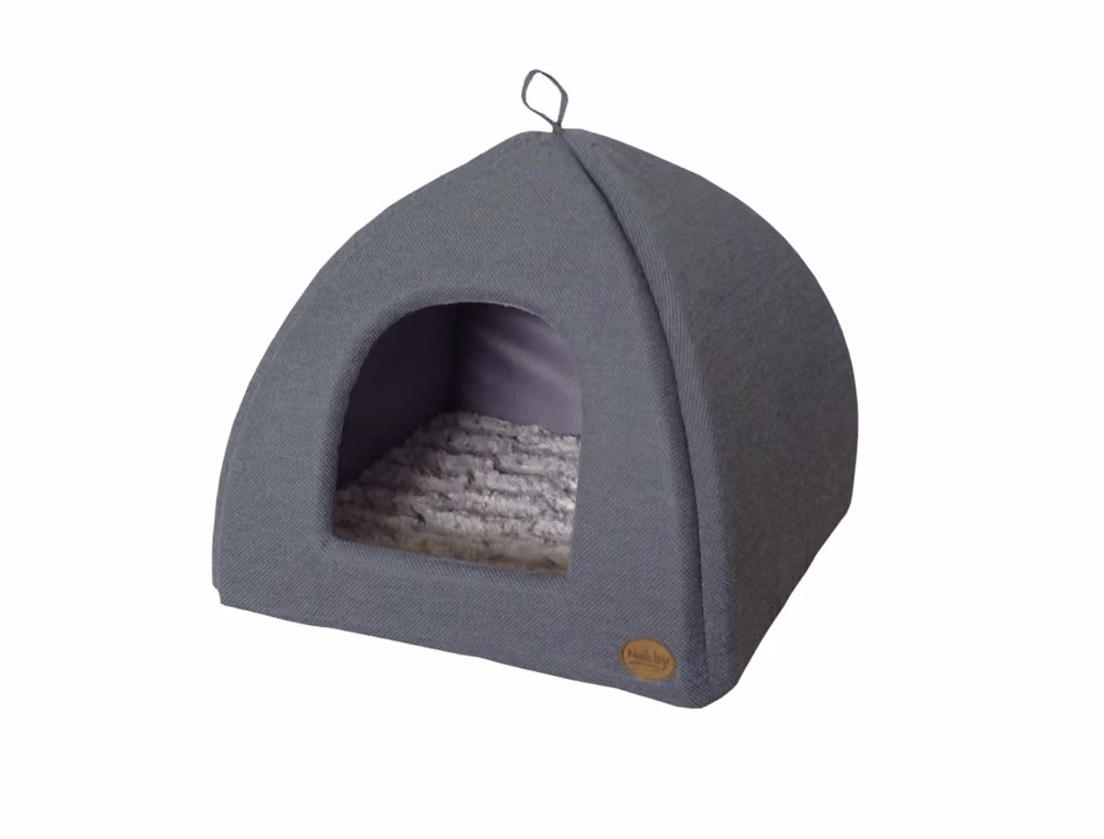Nobby Höhle "CACHO" L x P x H: 40 x 40 x 35 cm grigio / blu