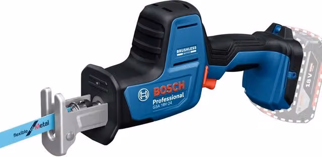 Sega a gattuccio a batteria Bosch Professional GSA 18V-24, 18 V, colore blu