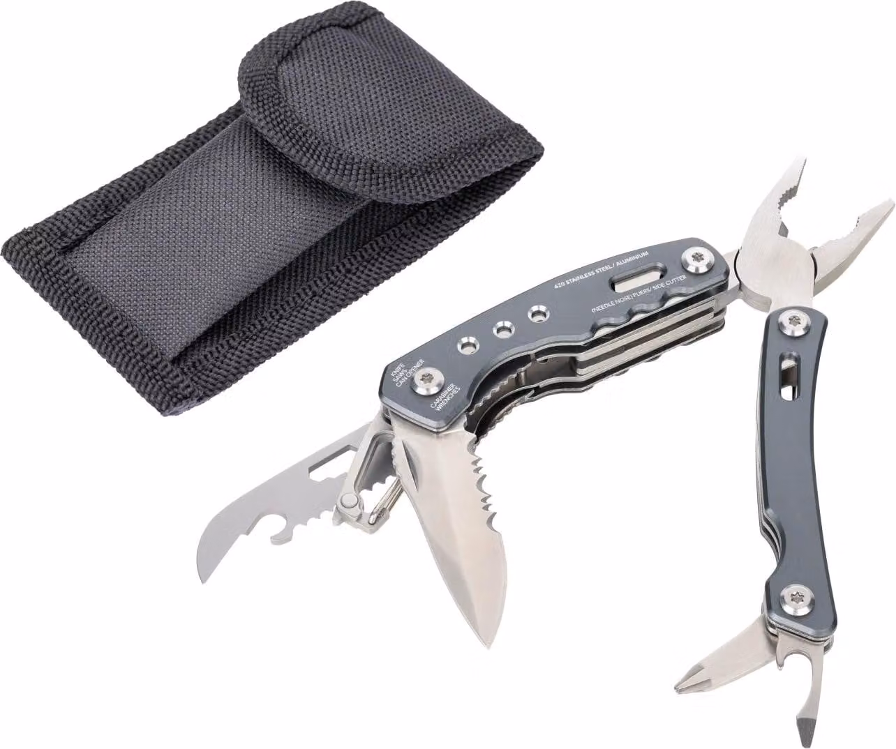 TROIKA TOL46/GY TROIKA Multifunktions-Werkzeug RUCKSACK TOOL
