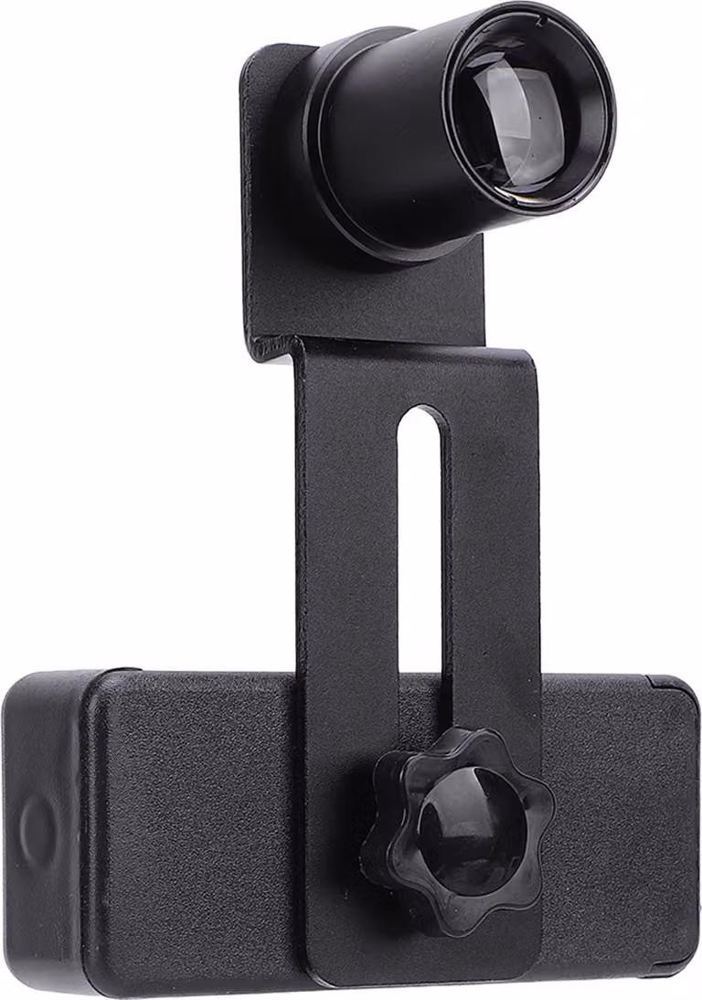 Adattatore per microscopio per telefono cellulare con oculare 12,5x, fotocamera per smartphone per tubo da 23,2 mm