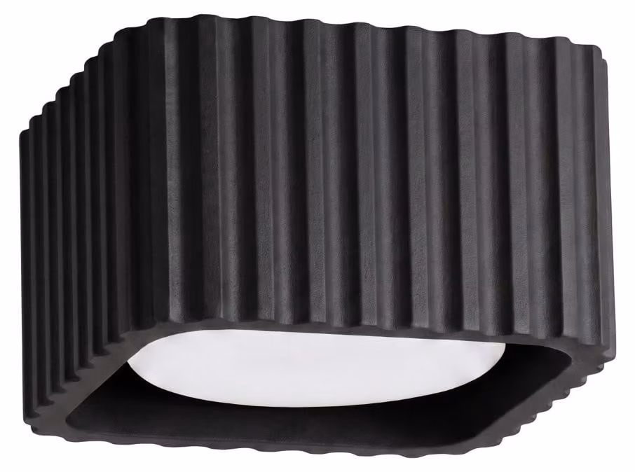 Plafoniera RIFF 1 nera Gx53 1xGx53 10W alluminio 6x10x10cm Sollux Lighting