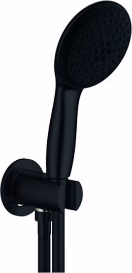 Set di supporti a parete GROHE Tempesta 110 2 tipi di getto nero opaco
