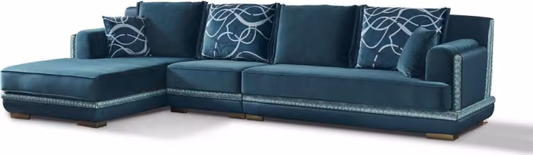 Ecksofa L-Form Wohnlandschaft Sofa Couch Polster Ecke Garnitur Leder Sofas