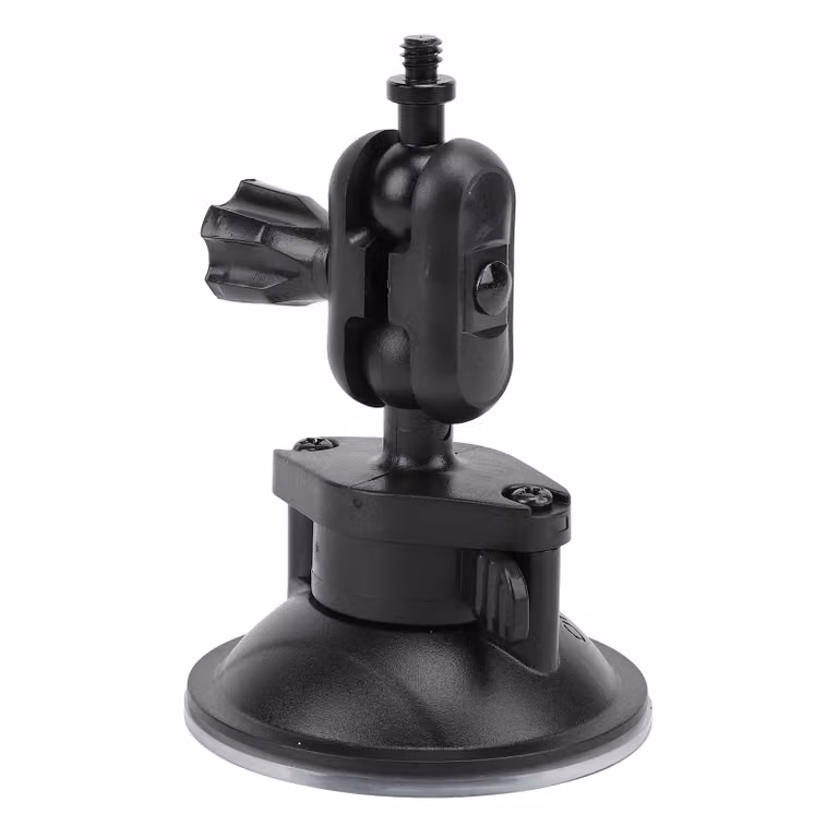 Supporto a ventosa per fotocamera, ventosa a vite da 1/4 di pollice, supporto a ventosa per parabrezza, staffa per fotocamera per auto, supporto per fotocamera a ventosa, supporto per auto per videocamera d'azione