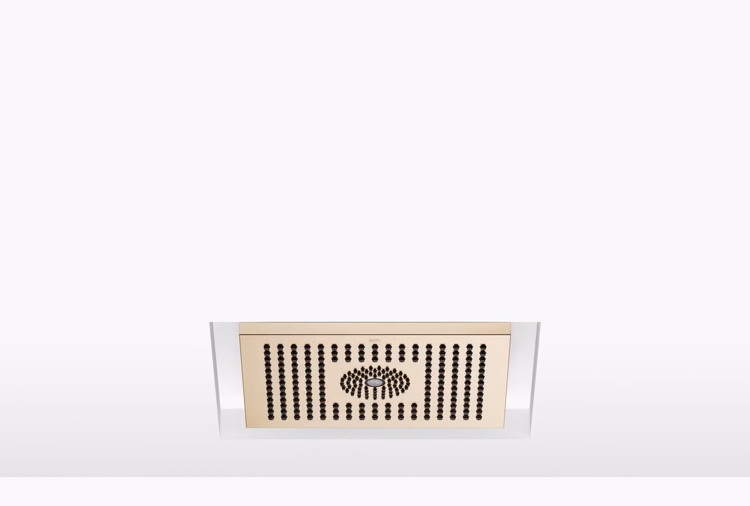 Douche de pluie Dornbracht pour montage au plafond, avec éclairage LED, 300x240mm, 28044980-27, 28044980-27