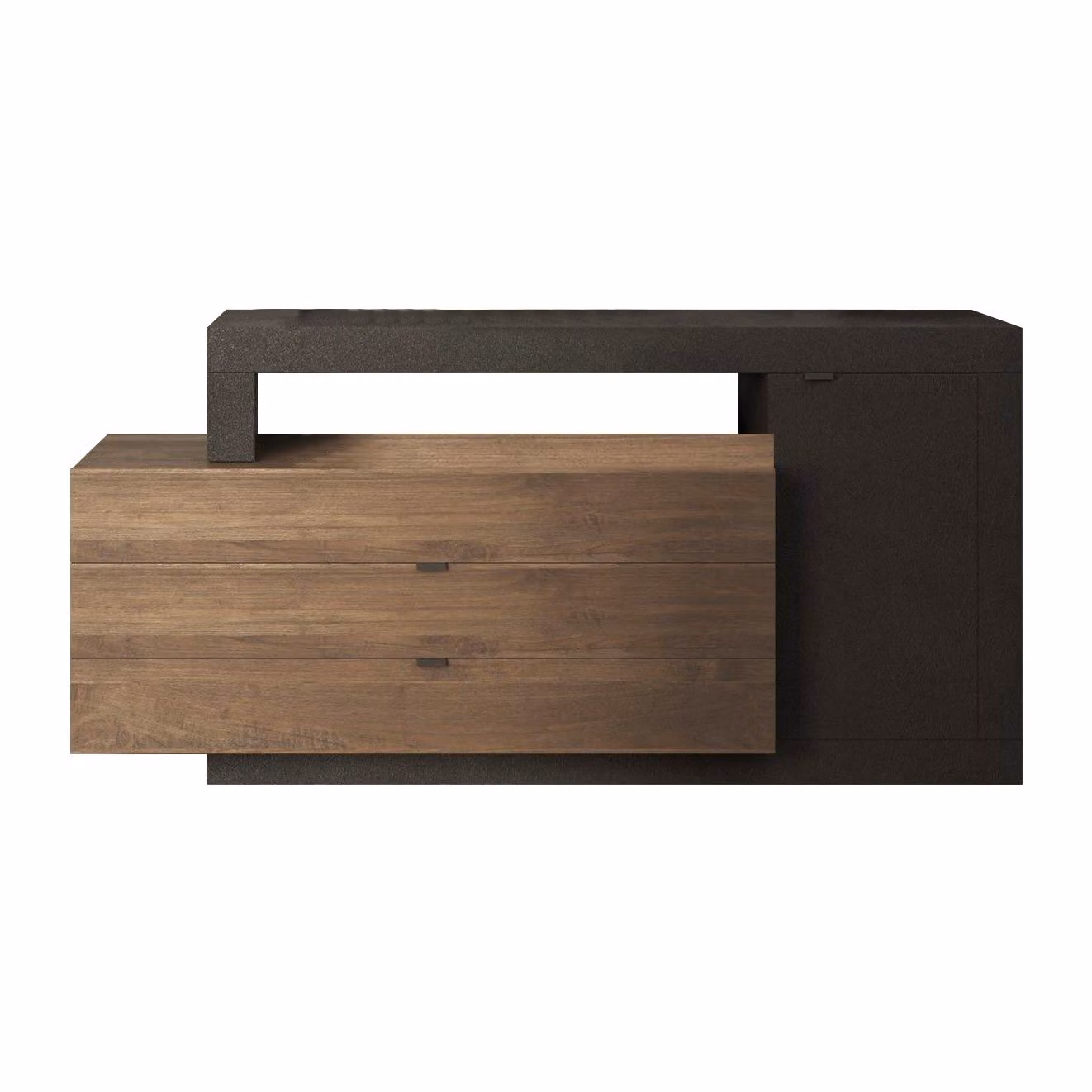 Calicosy - Buffet 1 porta e 3 cassetti Journey - L160 cm