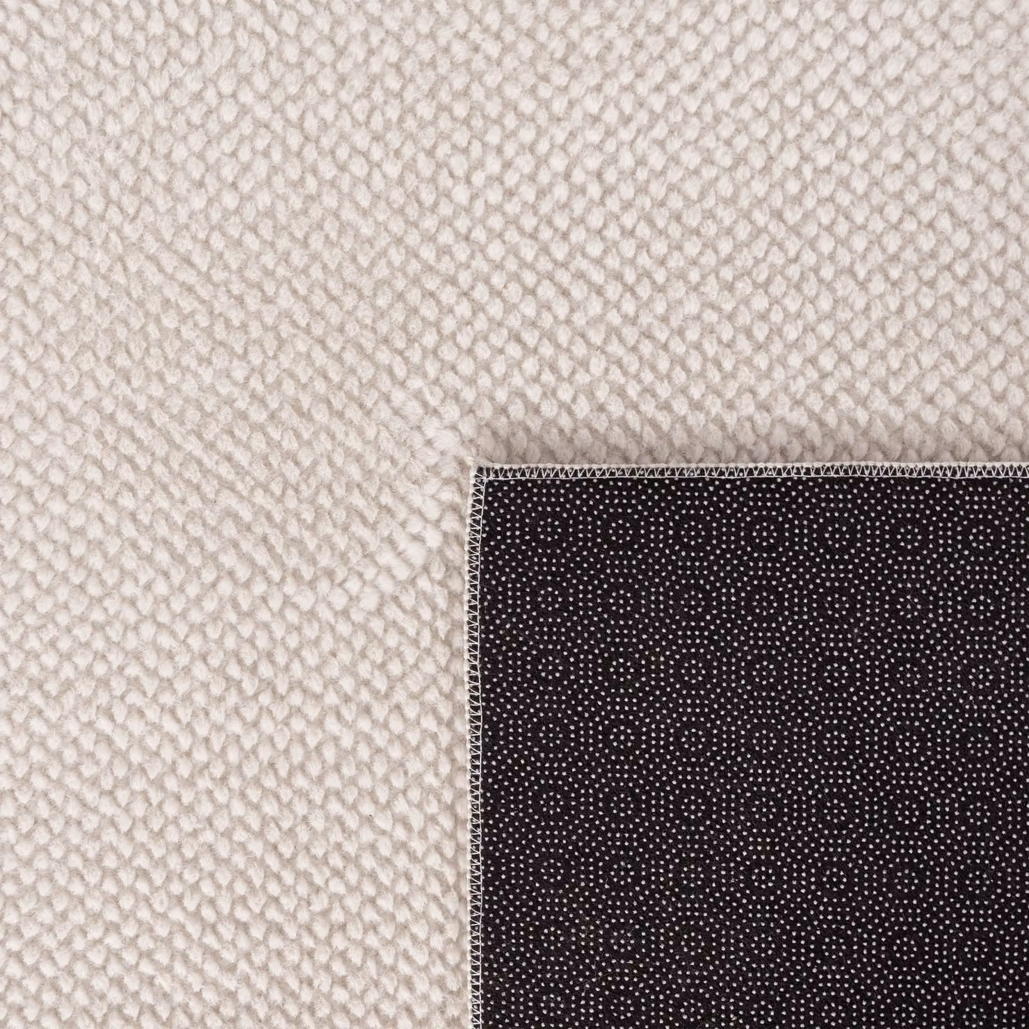 Tappeto in pelliccia sintetica Soraya beige L: 80 cm x P: 150 cm – 3