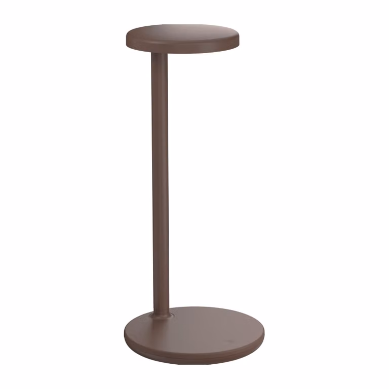 Flos - Oblique Qi - Lampada da tavolo - Marrone Opaco