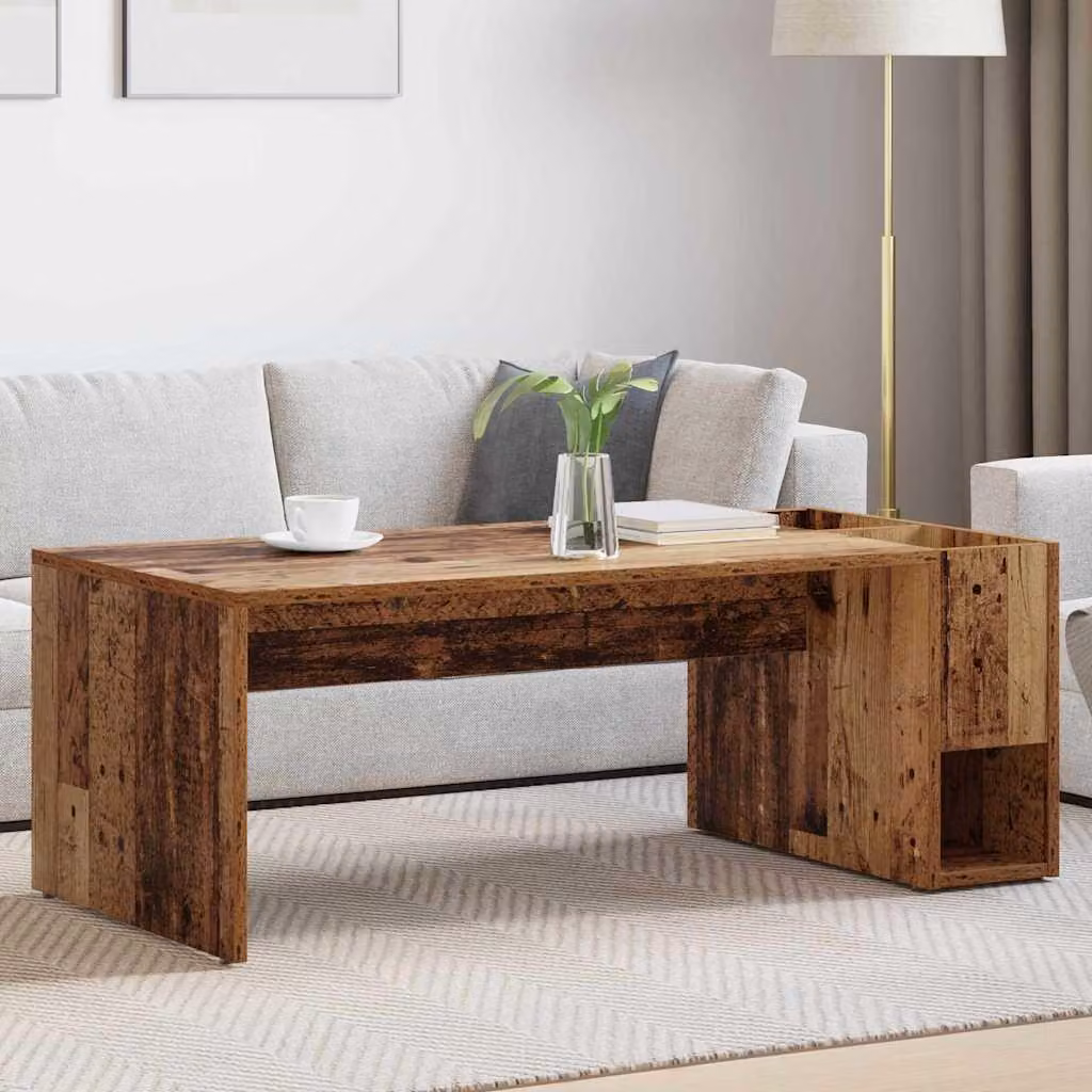 Maison Exclusive - Tavolino in legno antico 101,5 x 50 x 37 cm Materiale ligneo