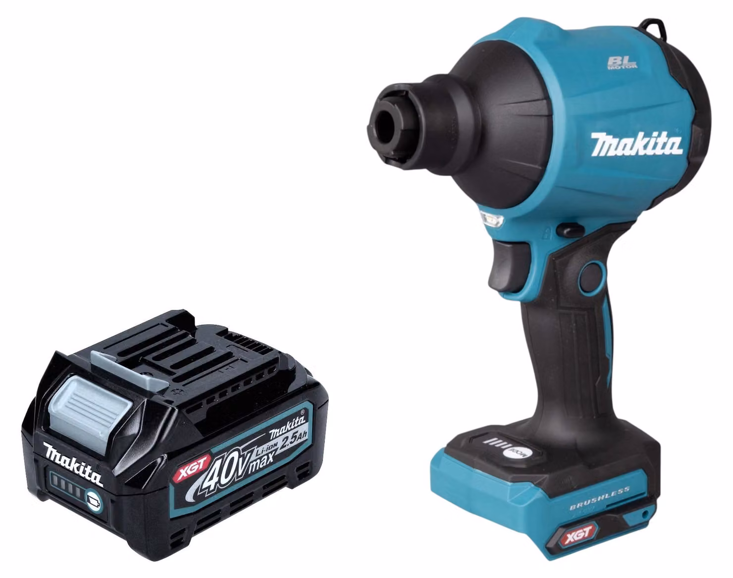Makita AS001GZ Soffiatore a batteria - senza batteria - senza caricabatteria