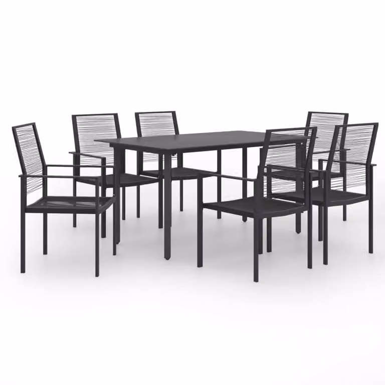 Maison Exclusive - Set da pranzo da giardino da 7 pezzi
