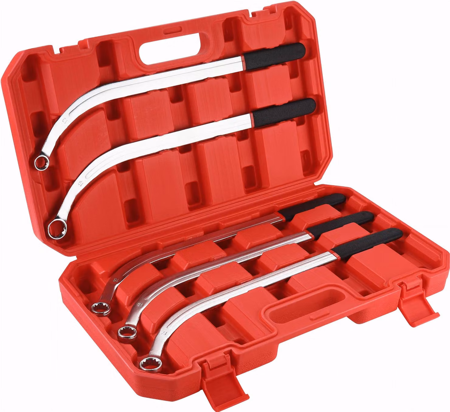 KRAFT&DELE | Set di chiavi per tenditori, 12 angolari, 13-19 mm, 5 pezzi, set di chiavi per tenditori