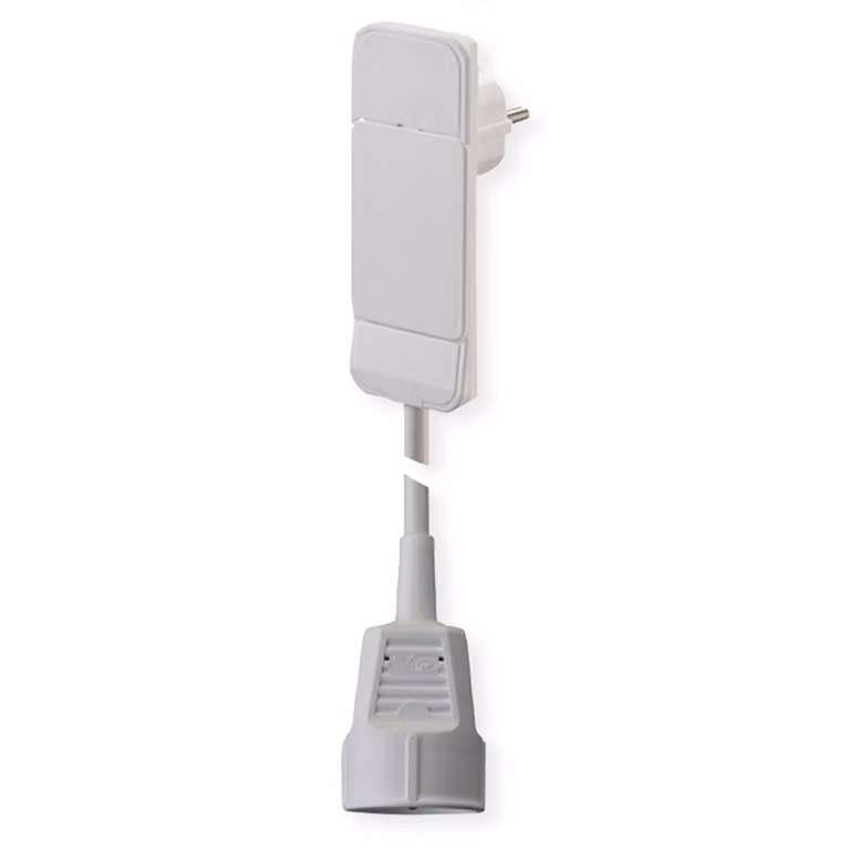 BACHMANN SmartPlug spina piatta 1x contatto di terra bianco, 3m