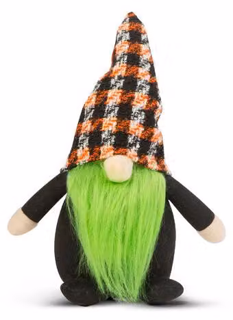 Gnomo scandinavo a tema Halloween - 34 cm - verde