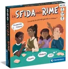 Gioco educativo La Sfida delle Rime Clementoni multicolore