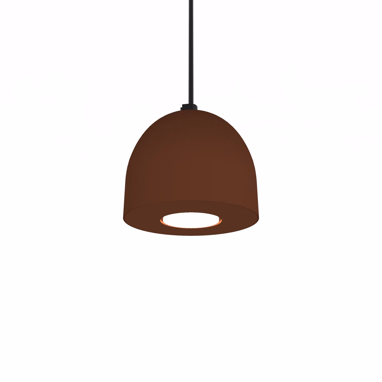 Lampada A Sospensione Campanella Monocolore Opaca