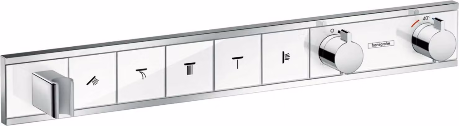 hansgrohe RainSelect set encastré pour 5 consommateurs, 15358400, 15358400