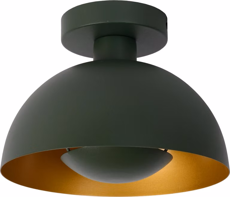 SIEMON verde oro lampada da soffitto semicircolare 1xE27 40W Lucide