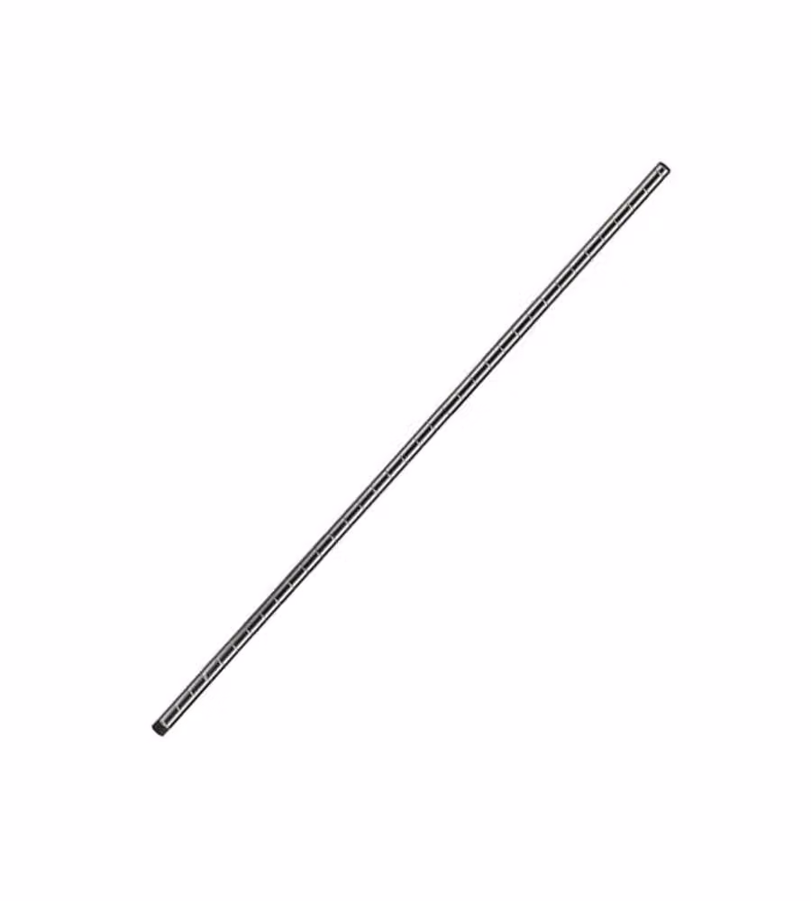 Archimede Montante Tubolare Metallico 160 cm Grigio Cromato 2,5 cm