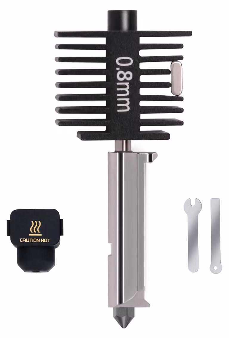 Kit di aggiornamento per l'hotend, testina di stampa per stampante 3D con ugello in acciaio temprato da 0,8 mm