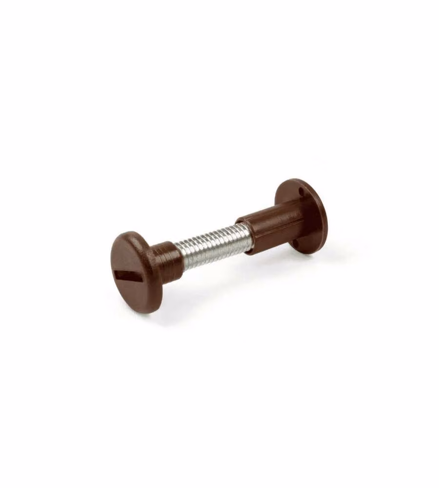 Viti di Collegamento in Plastica Marrone 30-36 mm - 8 Pezzi