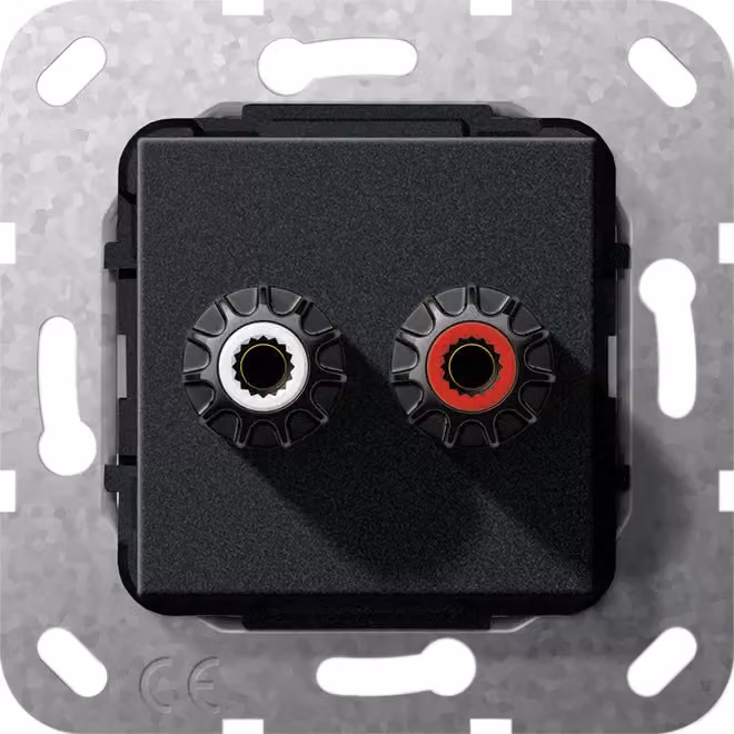 Gira 566610 WBT 0708 Cu nextgen Inserto per collegamento a vite Nero opaco