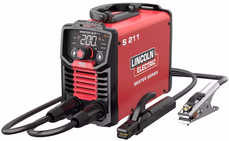 Saldatrice inverter MMA, elettrodo - 200 A - 230 V - 6 kg - custodia in metallo