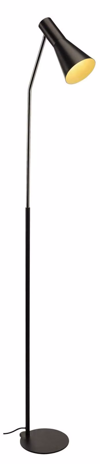 Lampada da terra Phelia, nera, E27